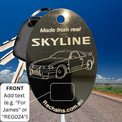 Skyline keychain